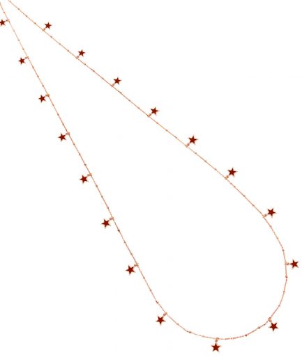 Collana Stelle Mignon Bordeaux Piertullio Gioielli