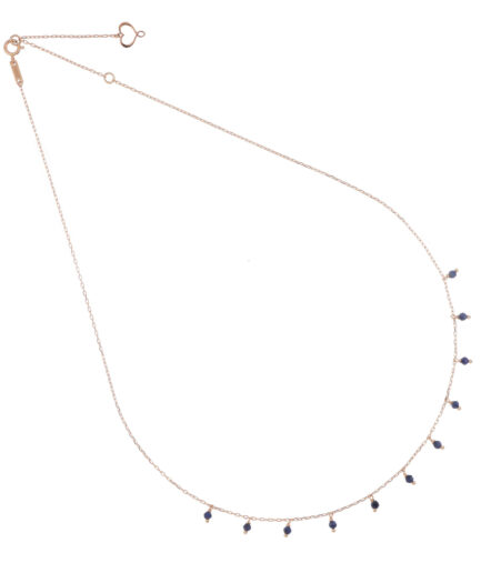 Girocollo 18 Kt Zaffiri