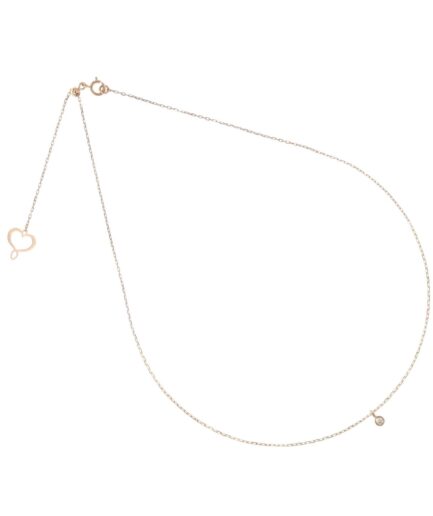 Girocollo 18Kt Diamante Brillante 5 Pt