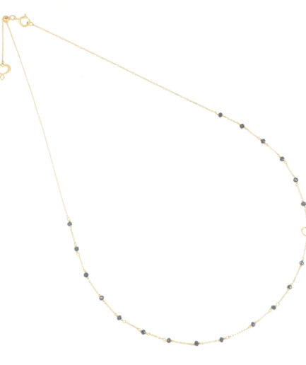 Girocollo 18 Kt Diamanti Neri